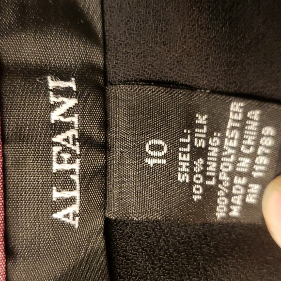 ALFANI SILK PRINT PLEATED SKIRT - Picture 7 of 7